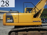 中古建設機械 中古 コマツ KOMATSU 油圧ショベル・バックホー ０．７－０．９立米 PC200-8N1