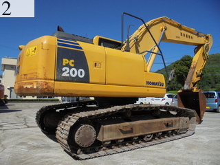 中古建設機械 中古 コマツ KOMATSU 油圧ショベル・バックホー ０．７－０．９立米 PC200-8N1