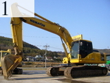 中古建設機械 中古 コマツ KOMATSU 油圧ショベル・バックホー ０．７－０．９立米 PC220LC-7