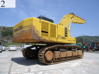 中古建設機械 中古 コマツ KOMATSU 油圧ショベル・バックホー １．０立米以上 PC650-6