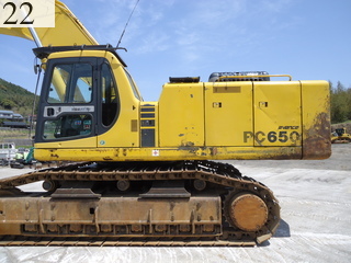 中古建設機械 中古 コマツ KOMATSU 油圧ショベル・バックホー １．０立米以上 PC650-6