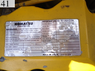 中古建設機械 中古 コマツ KOMATSU 油圧ショベル・バックホー １．０立米以上 PC650-6