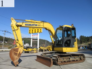中古建設機械 中古 コマツ KOMATSU 油圧ショベル・バックホー ０．２－０．３立米 PC78US-10