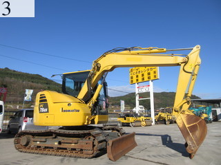 中古建設機械 中古 コマツ KOMATSU 油圧ショベル・バックホー ０．２－０．３立米 PC78US-10
