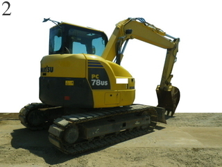 中古建設機械 中古 コマツ KOMATSU 油圧ショベル・バックホー ０．２－０．３立米 PC78US-8