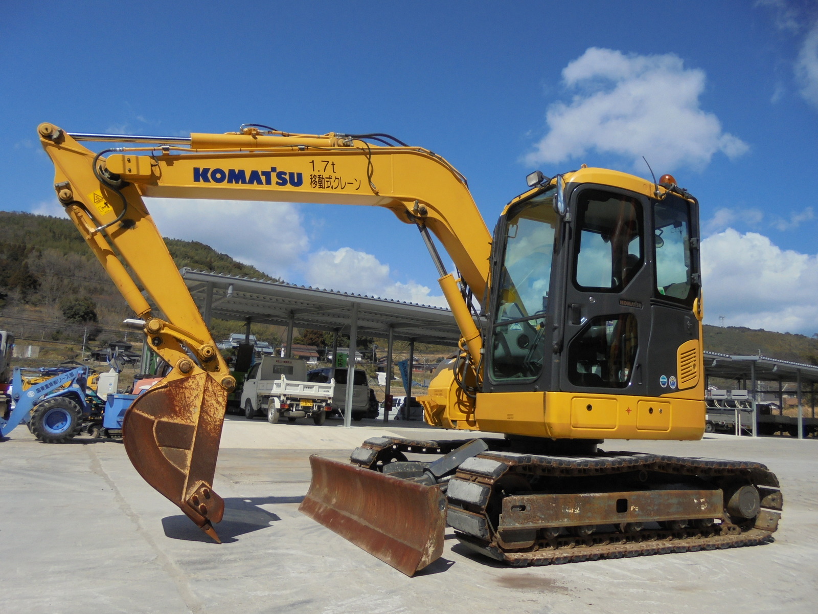 中古建設機械 中古 コマツ KOMATSU 油圧ショベル・バックホー ０．２－０．３立米 PC78US-8