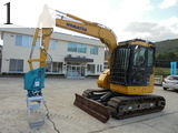 Used Construction Machine Used KOMATSU KOMATSU Forestry excavators Grapple / Winch / Blade PC78US-8