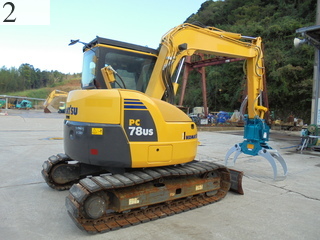 Used Construction Machine Used KOMATSU KOMATSU Forestry excavators Grapple / Winch / Blade PC78US-8
