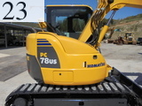 中古建設機械 中古 コマツ KOMATSU 油圧ショベル・バックホー ０．２－０．３立米 PC78US-8