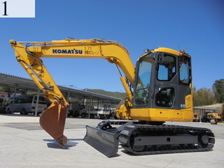 中古建設機械 中古 コマツ KOMATSU 油圧ショベル・バックホー ０．２－０．３立米 PC78US-8