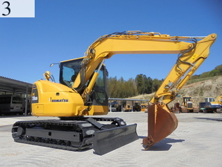 中古建設機械 中古 コマツ KOMATSU 油圧ショベル・バックホー ０．２－０．３立米 PC78US-8