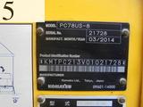 中古建設機械 中古 コマツ KOMATSU 油圧ショベル・バックホー ０．２－０．３立米 PC78US-8