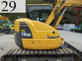 中古建設機械 中古 コマツ KOMATSU 油圧ショベル・バックホー ０．２－０．３立米 PC78US-8