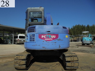 中古建設機械 中古 コマツ KOMATSU 油圧ショベル・バックホー ０．２－０．３立米 PC78UU-6E0