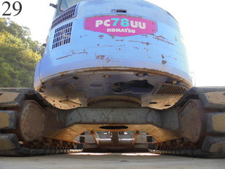 中古建設機械 中古 コマツ KOMATSU 油圧ショベル・バックホー ０．２－０．３立米 PC78UU-6E0