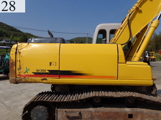 中古建設機械 中古 住友建機 SUMITOMO 油圧ショベル・バックホー ０．７－０．９立米 SH200-3