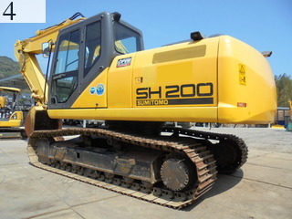 中古建設機械 中古 住友建機 SUMITOMO 油圧ショベル・バックホー ０．７－０．９立米 SH200-5