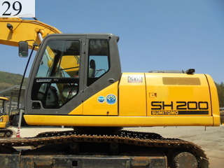 中古建設機械 中古 住友建機 SUMITOMO 油圧ショベル・バックホー ０．７－０．９立米 SH200-5