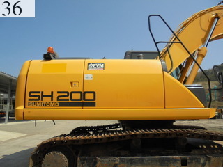 中古建設機械 中古 住友建機 SUMITOMO 油圧ショベル・バックホー ０．７－０．９立米 SH200-5