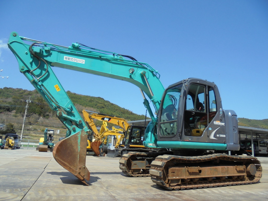 中古建設機械 中古 コベルコ建機 KOBELCO 油圧ショベル・バックホー ０．４－０．５立米 SK135SR-2