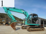 中古建設機械 中古 コベルコ建機 KOBELCO 油圧ショベル・バックホー ０．４－０．５立米 SK135SR-2