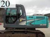 中古建設機械 中古 コベルコ建機 KOBELCO 油圧ショベル・バックホー ０．７－０．９立米 SK200-8