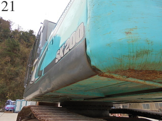 中古建設機械 中古 コベルコ建機 KOBELCO 油圧ショベル・バックホー ０．７－０．９立米 SK200-8