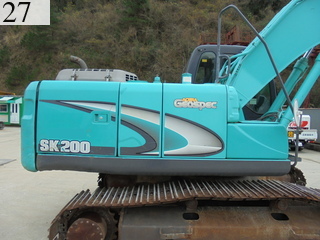 中古建設機械 中古 コベルコ建機 KOBELCO 油圧ショベル・バックホー ０．７－０．９立米 SK200-8