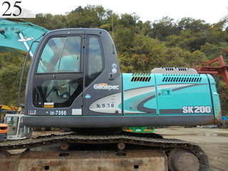 中古建設機械 中古 コベルコ建機 KOBELCO 油圧ショベル・バックホー ０．７－０．９立米 SK200-8