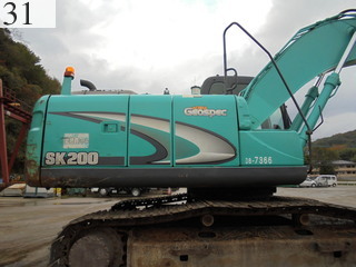 中古建設機械 中古 コベルコ建機 KOBELCO 油圧ショベル・バックホー ０．７－０．９立米 SK200-8