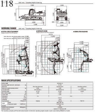 Used Construction Machine Used KOBELCO KOBELCO Demolition excavators Long front SK350DLC-8