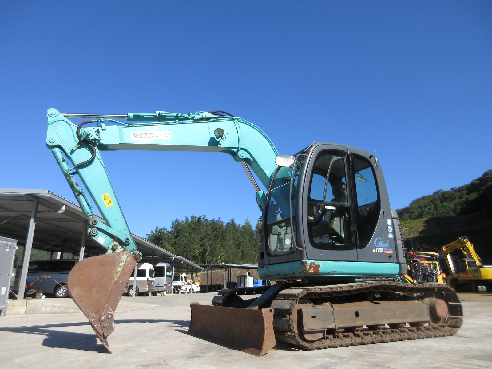 中古建設機械 中古 コベルコ建機 KOBELCO 油圧ショベル・バックホー ０．２－０．３立米 SK70SR-1ES
