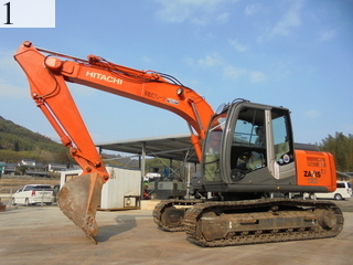 中古建設機械 中古 日立建機 HITACHI 油圧ショベル・バックホー ０．４－０．５立米 ZX120-3