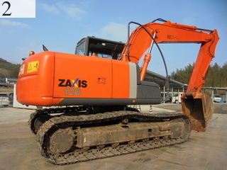 中古建設機械 中古 日立建機 HITACHI 油圧ショベル・バックホー ０．４－０．５立米 ZX120-3