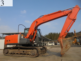 中古建設機械 中古 日立建機 HITACHI 油圧ショベル・バックホー ０．４－０．５立米 ZX120-3