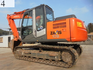 中古建設機械 中古 日立建機 HITACHI 油圧ショベル・バックホー ０．４－０．５立米 ZX120-3