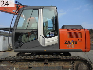 中古建設機械 中古 日立建機 HITACHI 油圧ショベル・バックホー ０．４－０．５立米 ZX120-3
