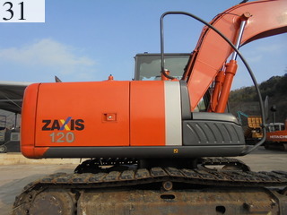 中古建設機械 中古 日立建機 HITACHI 油圧ショベル・バックホー ０．４－０．５立米 ZX120-3