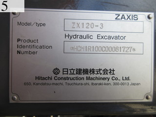 Used Construction Machine Used HITACHI HITACHI Demolition excavators Demolition backhoe ZX120-3