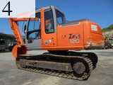 中古建設機械 中古 日立建機 HITACHI 油圧ショベル・バックホー ０．４－０．５立米 ZX120