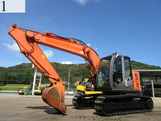 中古建設機械 中古 日立建機 HITACHI 油圧ショベル・バックホー ０．４－０．５立米 ZX135US-3