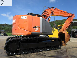 中古建設機械 中古 日立建機 HITACHI 油圧ショベル・バックホー ０．４－０．５立米 ZX135US-3