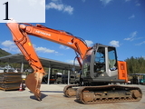 中古建設機械 中古 日立建機 HITACHI 油圧ショベル・バックホー ０．４－０．５立米 ZX135US-3