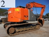 中古建設機械 中古 日立建機 HITACHI 油圧ショベル・バックホー ０．４－０．５立米 ZX135US-3