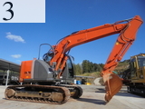 中古建設機械 中古 日立建機 HITACHI 油圧ショベル・バックホー ０．４－０．５立米 ZX135US-3