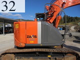 中古建設機械 中古 日立建機 HITACHI 油圧ショベル・バックホー ０．４－０．５立米 ZX135US-3