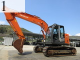 中古建設機械 中古 日立建機 HITACHI 油圧ショベル・バックホー ０．４－０．５立米 ZX135US-3