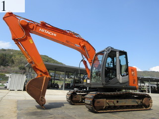中古建設機械 中古 日立建機 HITACHI 油圧ショベル・バックホー ０．４－０．５立米 ZX135US-3