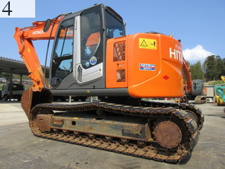 中古建設機械 中古 日立建機 HITACHI 油圧ショベル・バックホー ０．４－０．５立米 ZX135US-3