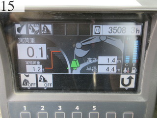 中古建設機械 中古 日立建機 HITACHI 油圧ショベル・バックホー ０．４－０．５立米 ZX135US-3